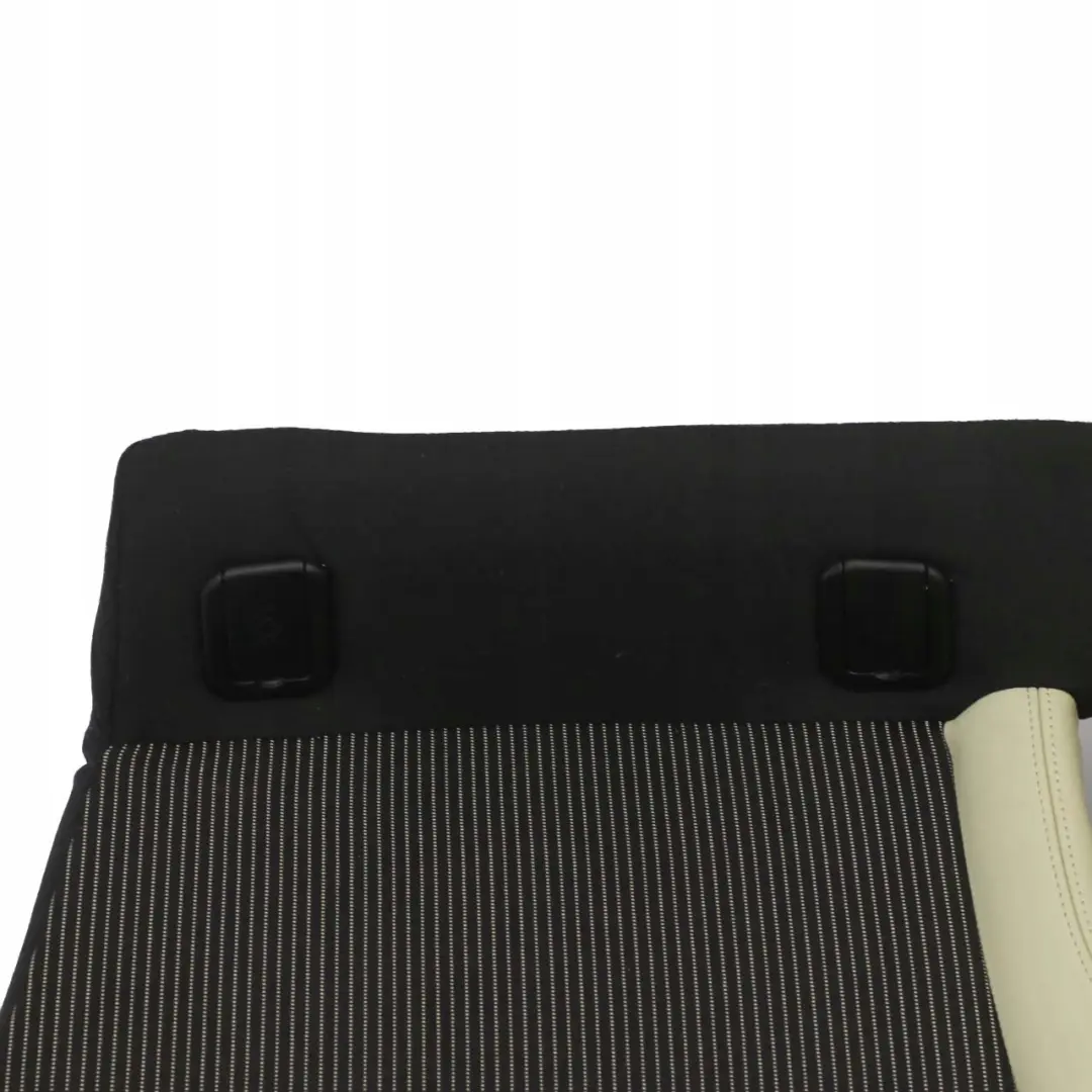 Mini One Cooper R56 R57 Siege Arriere Canape Housse Tissu Cuir Creme Blanc - SKU 2753265 - Numéro de pièce 2753265