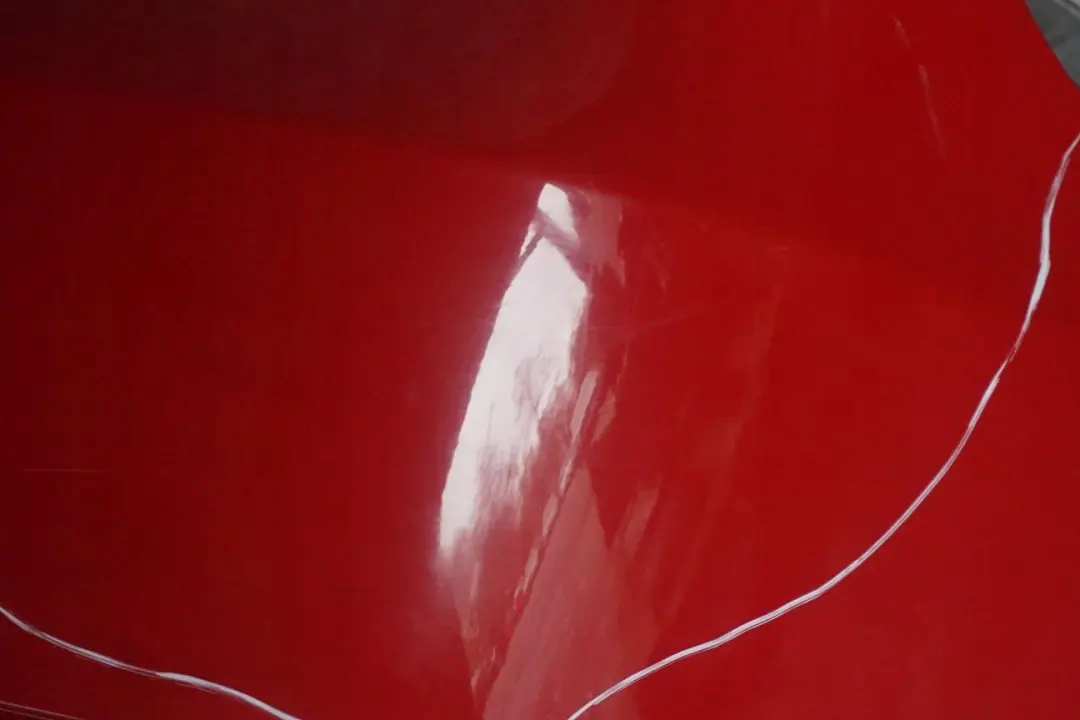 BMW 3 Series E90 LCi Lift Rear Bumper Trim Panel Karmesinrot Crimson Red A61 - SKU 0036874-KAR - Part number 0036874