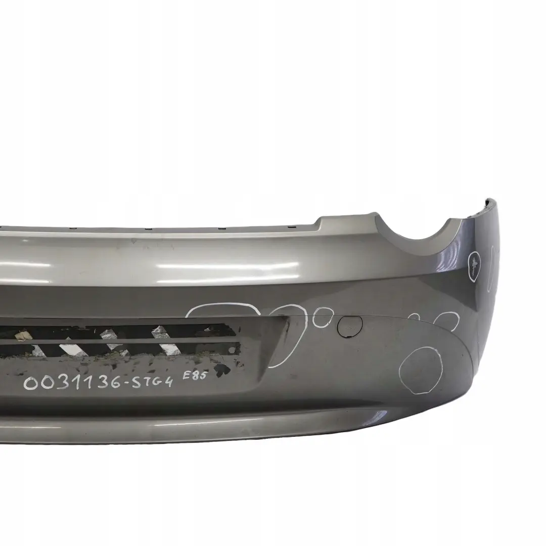 Bumper Trim Panel Sterlinggrau Sterling Grey 472 to BMW Z4 E85 Convertible 4 Rear with Part number 0031136 BMW Z4 E85 Convertible 4 Rear Bumper Trim Panel Sterlinggrau Sterling Grey 472 - SKU 0031136-STG4 - Part number 0031136