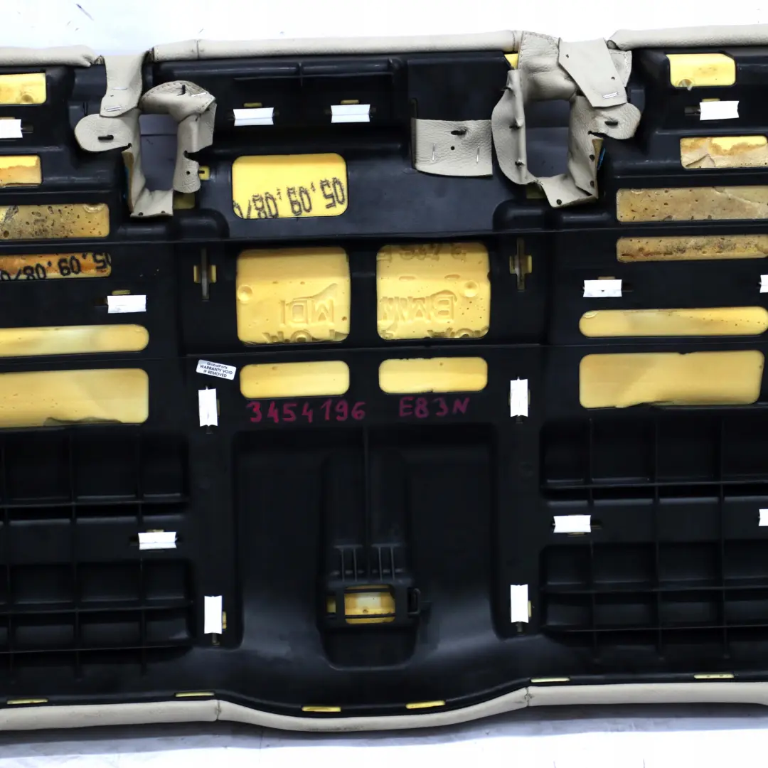 Interior Leather Rear Seat Sofa Couch Bench Base Oyster to BMW X3 Series E83 LCI with Part number 3454196 BMW X3 Series E83 LCI Interior Leather Rear Seat Sofa Couch Bench Base Oyster - SKU 3454196 - Part number 3454196