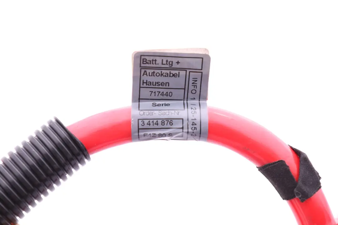 M54 Batteriekabel Plus 6112 für BMW X3 er E83 2.5i 3.0i mit Teilenummer 3414876 BMW X3 er E83 2.5i 3.0i M54 Batteriekabel Plus 6112 - SKU 3414876 - Teilenummer 3414876