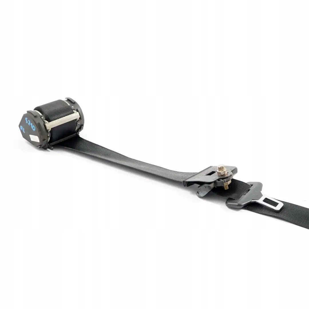 Mercedes W210 S210 Cintura sicurezza posteriore sinistra N/S Nero - SKU A2108600985 - Numero di parte A2108600985