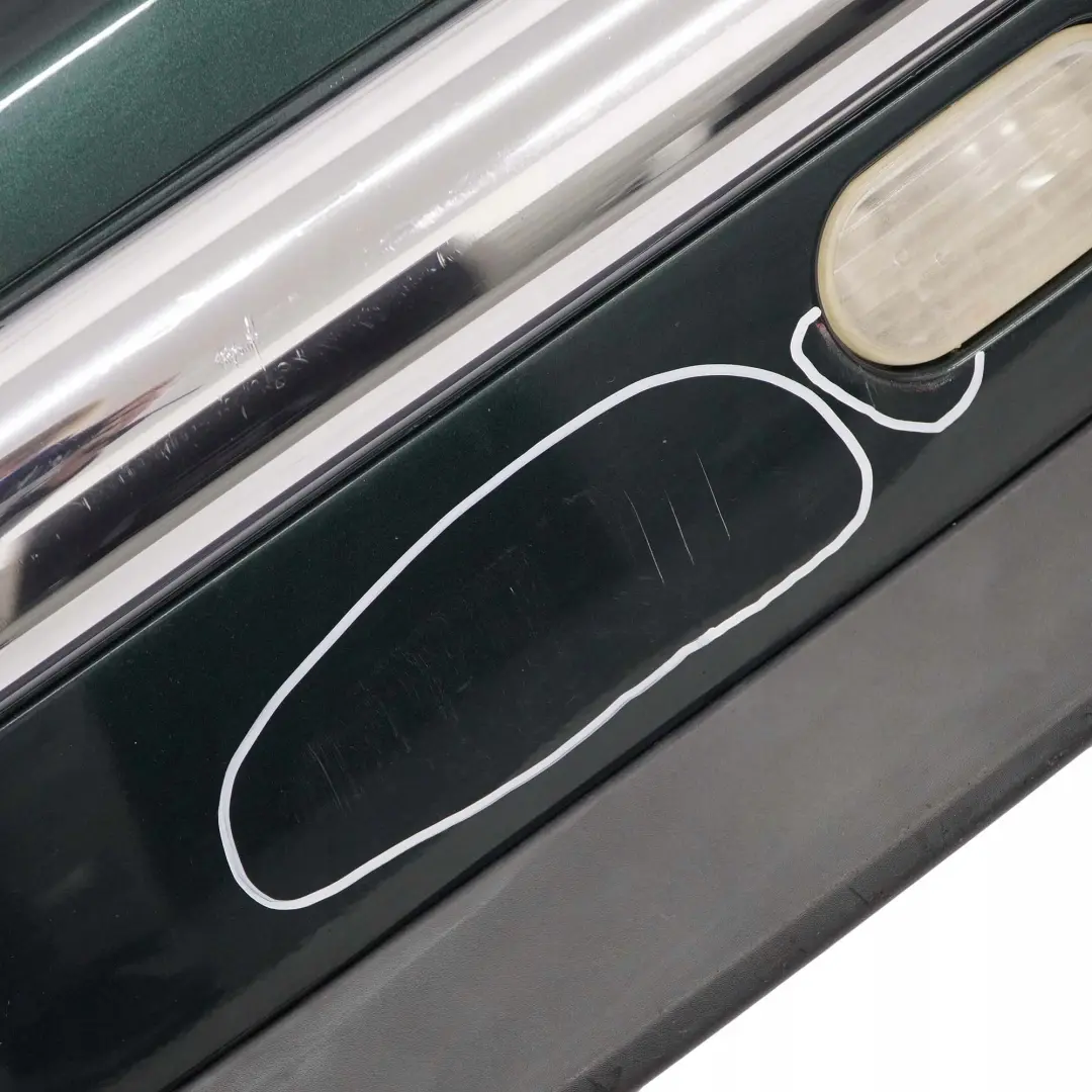 Bumper Panel PDC British Racing Green Metallic - 895 to BMW Mini Cooper R50 Rear with Part number 0029928 BMW Mini Cooper R50 Rear Bumper Panel PDC British Racing Green Metallic - 895 - SKU 0029928-BRG - Part number 0029928