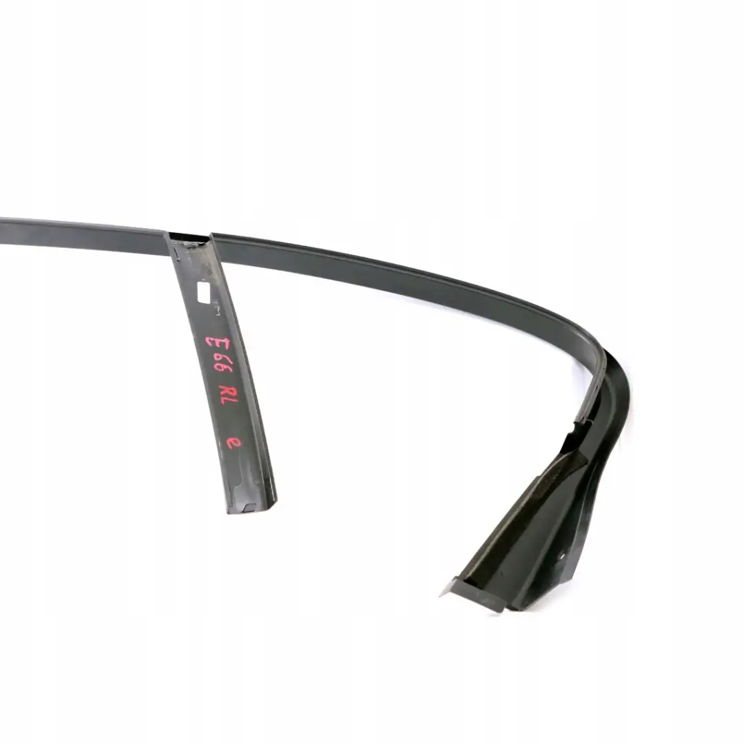 BMW 7 Series E66 Rear Left N/S Door Window Frame Trim Cover Black - SKU 8223777 - Part number 8223777