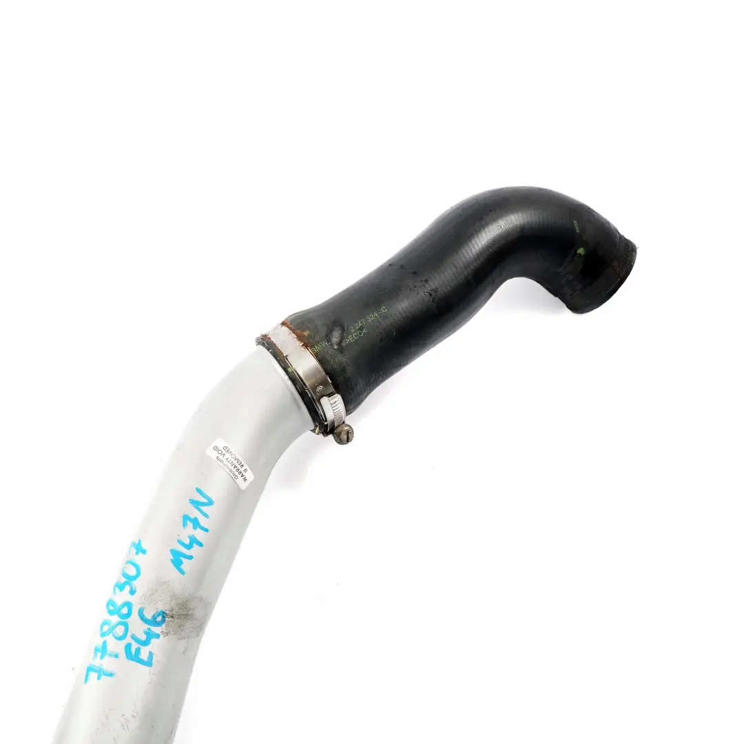 M47N Ladeluftk?hlerschlauch Tuyau Flexible Diesel pour BMW 3 Serie E46 à propos du numéro de pièce 7788307 BMW 3 Serie E46 M47N Ladeluftk?hlerschlauch Tuyau Flexible Diesel - SKU 7788307 - Numéro de pièce 7788307