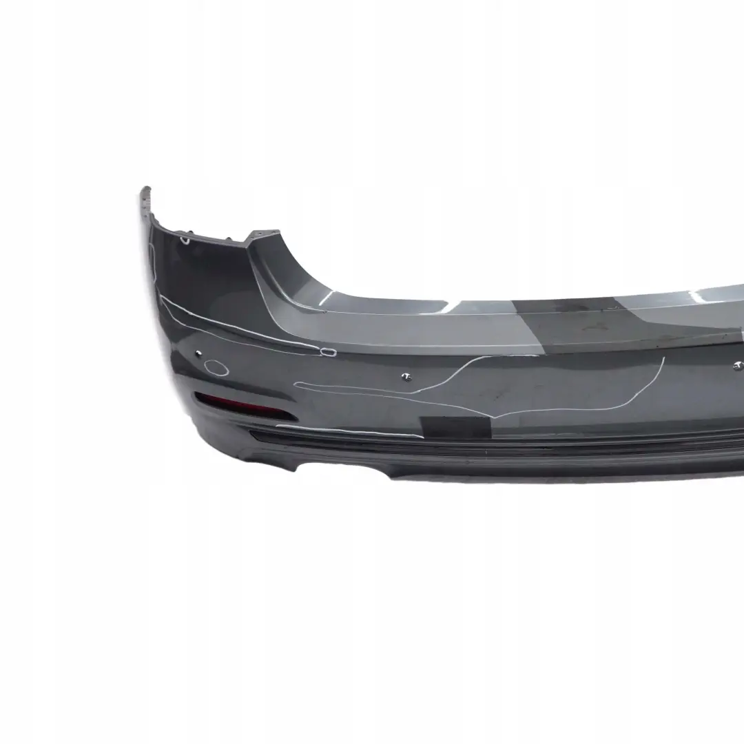 Bumper Trim Panel PDC Mineralgrau Grey - B39 to BMW 3 F30 LCI Sport Line Rear with Part number 7384603 BMW 3 F30 LCI Sport Line Rear Bumper Trim Panel PDC Mineralgrau Grey - B39 - SKU 7384603-MG - Part number 7384603