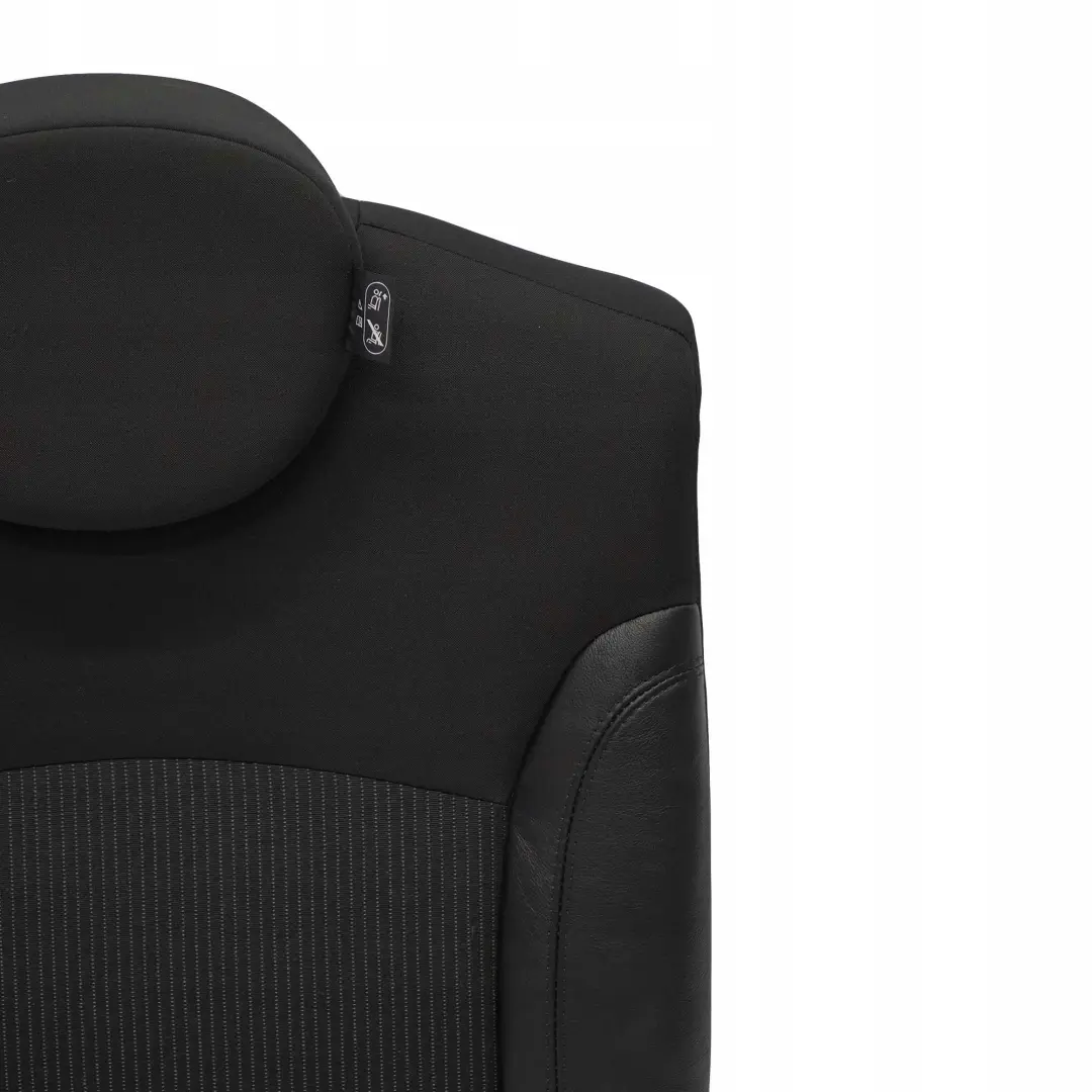 Mini Cooper One R56 LCI Rear Right O/S Seat Backrest Cloth / Leather Black - SKU 7270376 - Part number 7270376