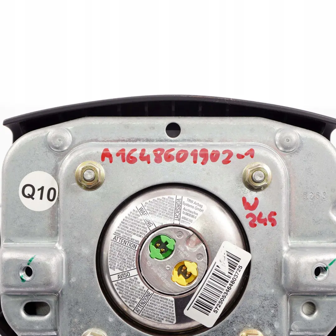 Mercedes-Benz B-Class W245 Steering Wheel Airbag Air Bag Black to with Part number A1648601902 Mercedes-Benz B-Class W245 Steering Wheel Airbag Air Bag Black - SKU A1648601902 - Part number A1648601902