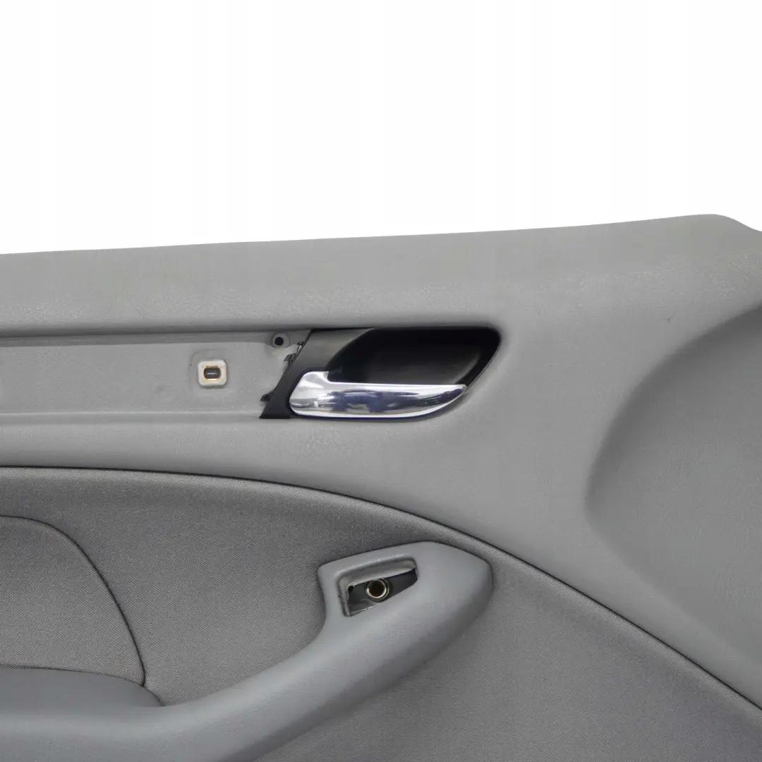 BMW 3 E46 Saloon Touring Front Left N/S Trim Panel Door Card Cloth Fabric Grey - SKU 7043053 - Part number 7043053