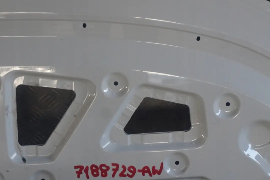 Folding Top Compartment Lid Cover Alpinweiss White to BMW 1 Series E88 Convertible with Part number 7188729 BMW 1 Series E88 Convertible Folding Top Compartment Lid Cover Alpinweiss White - SKU 7188729-AW - Part number 7188729