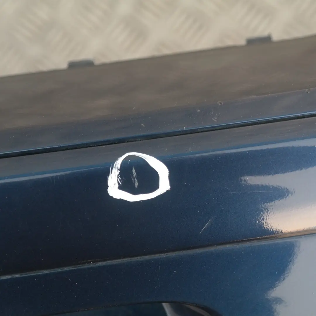 BMW 1 SERIES E81 E87 LCI Trim Panel Bumper Rear Tiefseeblau Deep Sea Blue A76 - SKU 0035911-DSB - Part number 35911