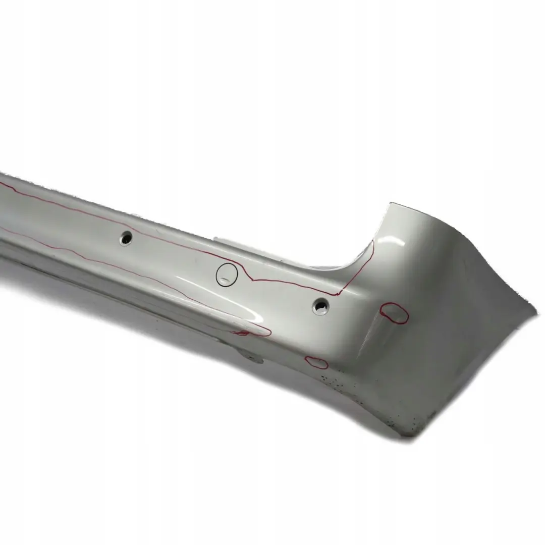 Mercedes-Benz Vaneo W414 Rear Bumper Trim Panel Brilliant Silver - 9744 to with Part number A4148851325 Mercedes-Benz Vaneo W414 Rear Bumper Trim Panel Brilliant Silver - 9744 - SKU A4148851325-BRS - Part number A4148851325