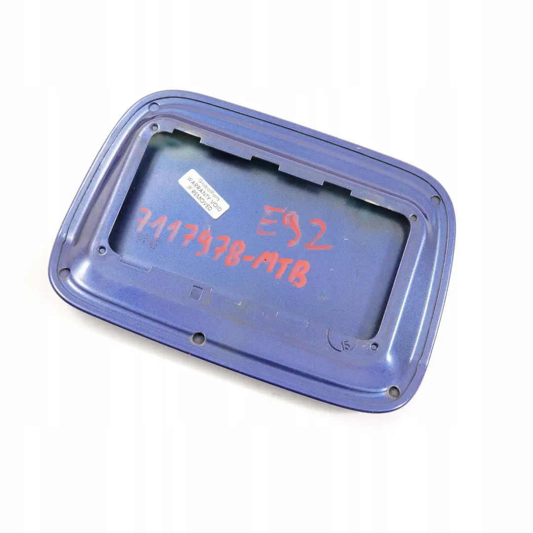 Filler Fill In Flap Cover Montegoblau to BMW 3 Series E92 E92N LCI Fuel with Part number 7117978 BMW 3 Series E92 E92N LCI Fuel Filler Fill In Flap Cover Montegoblau - SKU 7117978-MTB - Part number 7117978