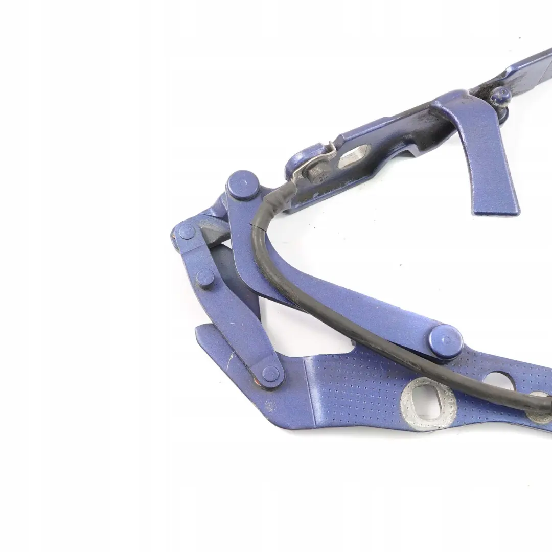 BMW X3 Series E83 Front Bonnet Hood Left Hinge N/S Montegoblau Blue - A51 - SKU 3411447-MTB - Part number 3411447