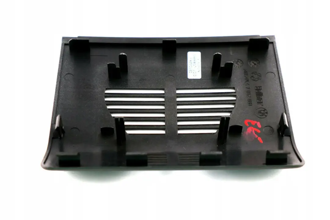 BMW 7 er E65 E66 E67 Einsatz Konsole Hinten Dunkel Silber - SKU 7012088 - Teilenummer 7012196