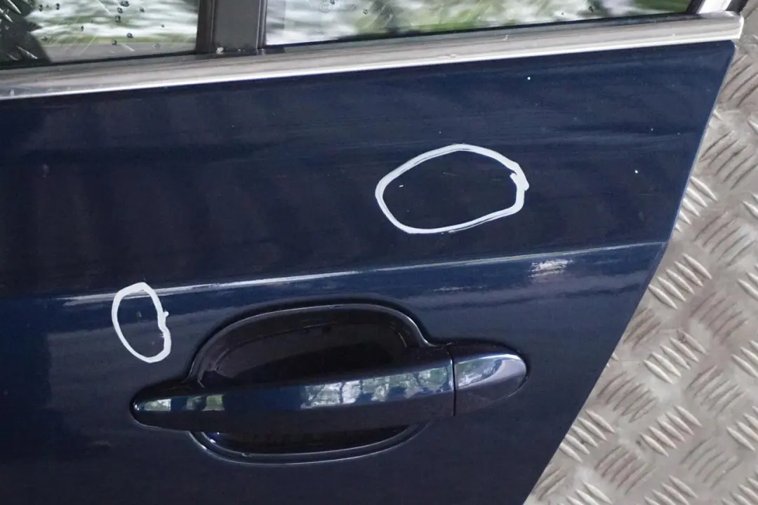 BMW 5 Series E60 1 Rear Left Door N/S Tiefseeblau Deep Sea Blue Metallic - A76 - SKU 7202341-DSB1 - Part number 7202341