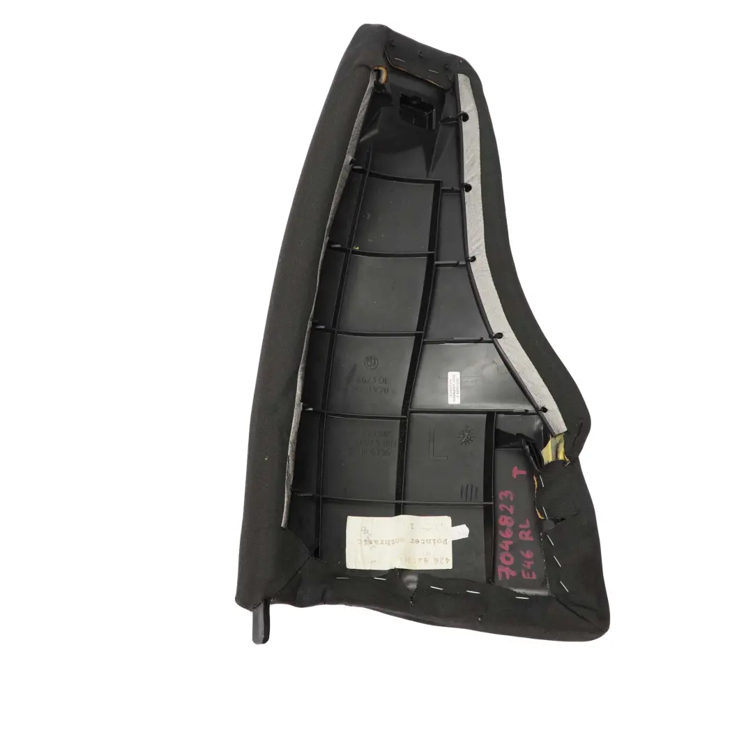 BMW 3 E46 Touring Rear Seat Left N/S Lateral Finisher Panel Cloth Anthracite - SKU 7046823 - Part number 7046823