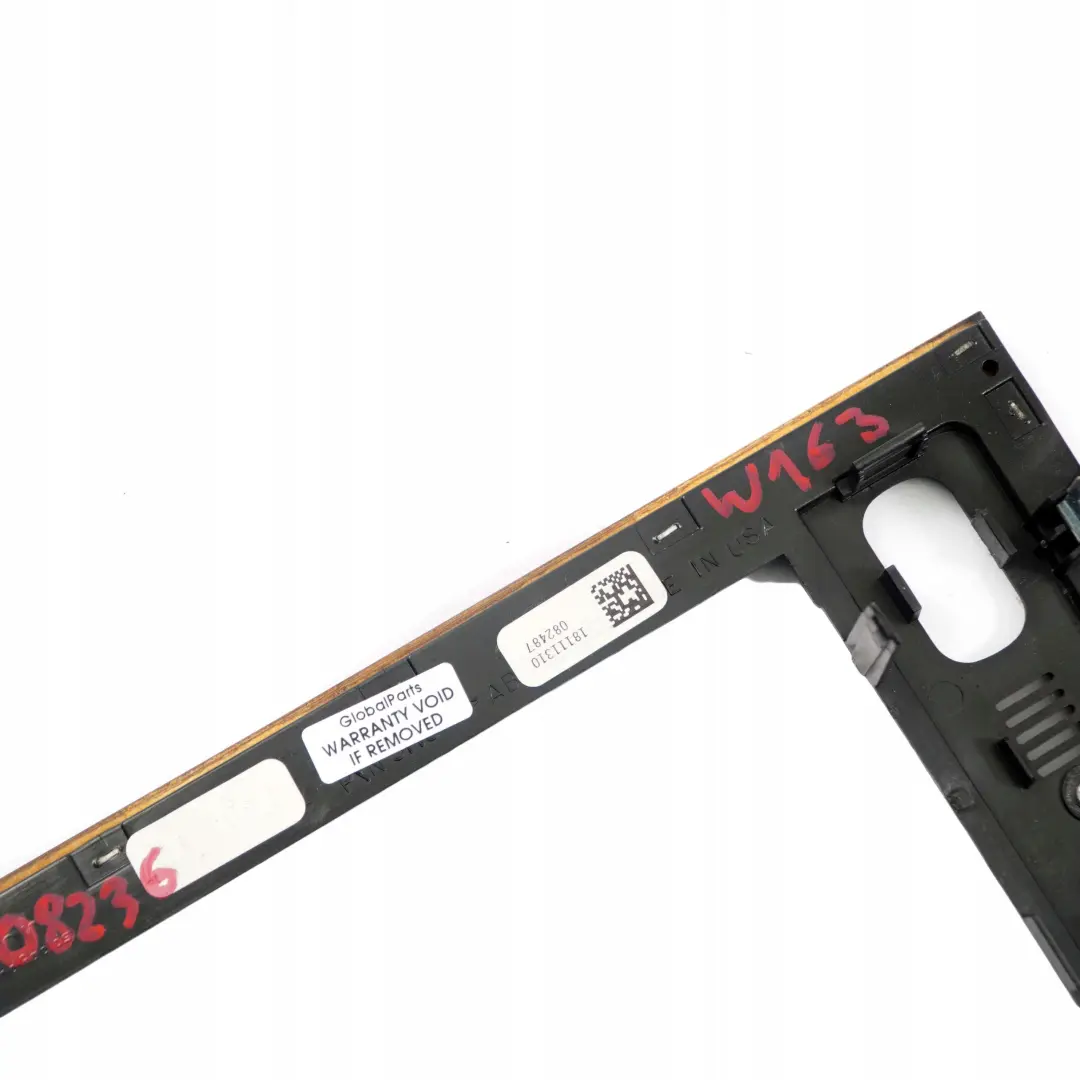 Mercedes-Benz M ML W163 Centre Console Dash Trim Frame Cover Wood to with Part number A1636808236 Mercedes-Benz M ML W163 Centre Console Dash Trim Frame Cover Wood - SKU A1636808236 - Part number A1636808236