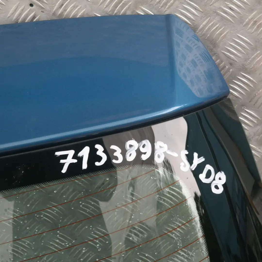 Genuine BMW 1 SERIES 7 E81 E87 E87N Trunk lid Tailgate Boot Lid Sydney Blau Blue to with Part number 7133898 Genuine BMW 1 SERIES 7 E81 E87 E87N Trunk lid Tailgate Boot Lid Sydney Blau Blue - SKU 7133898-SYD8 - Part number 7133898