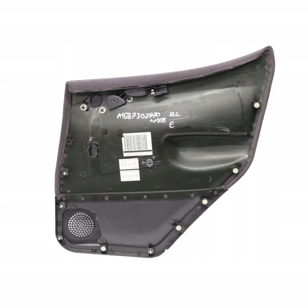  Mercedes-Benz A-Class W168 Rear Left N/S Door Card Trim Panel Cloth Slate Grey - SKU A1687302970 - Part number A1687302970