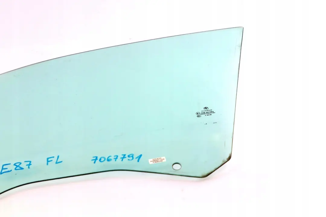 Tür Fenster Glas Vorne Links für BMW E87 E87N LCI mit Teilenummer 51337067791 BMW E87 E87N LCI Tür Fenster Glas Vorne Links - SKU 7067791 - Teilenummer 51337067791