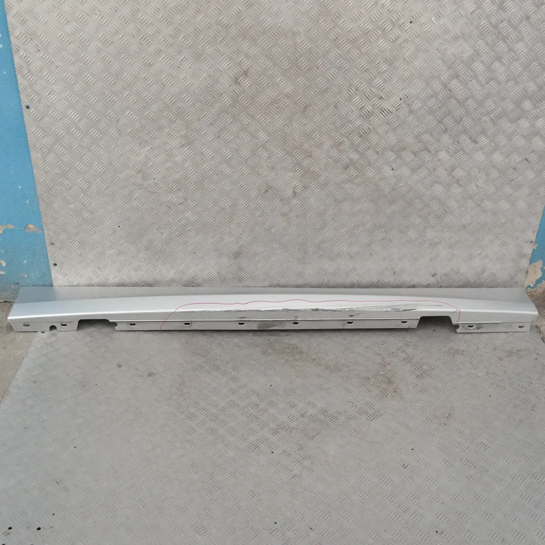 BMW E87 LCI Listello Portiera Apertura Gonna Destra Argento-Titanio - SKU 0036144-TS9 - Numero di parte 51770036144