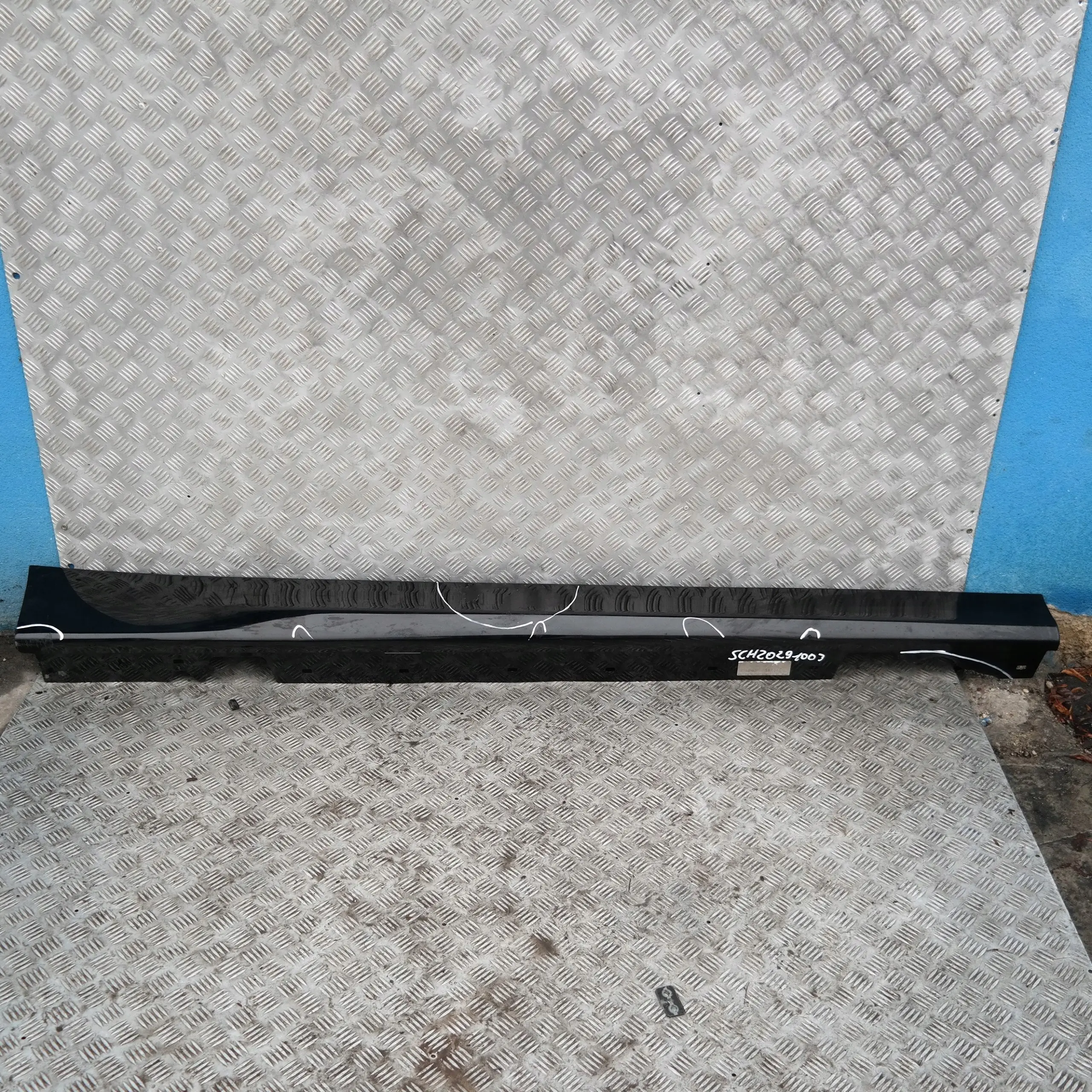 BMW 3 E90 E91 Bas de Porte Couverture Seuil Droite Noir 2