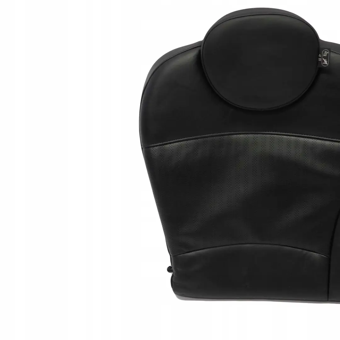 Respaldo Asiento Trasero Derecho Clubman Punzón Cuero Negro para Mini Cooper One R55 con número de pieza 7229762 Mini Cooper One R55 Respaldo Asiento Trasero Derecho Clubman Punzón Cuero Negro - SKU 7229762 - Número de pieza 7229762