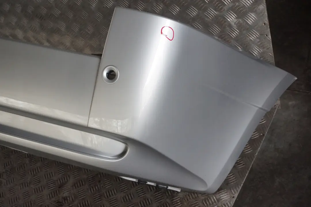 Complete Rear Bumper Trim Panel PDC Titansilber Silver to BMW X3 Series E83 with Part number 3400941 BMW X3 Series E83 Complete Rear Bumper Trim Panel PDC Titansilber Silver - SKU 3400941-TS - Part number 3400941