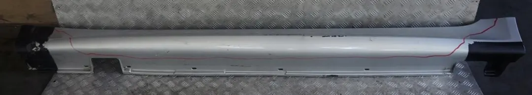 Door Sill Cover Skirt Left N/S Titansilber to BMW 5 Series E60 E61 M5 2 M Sport with Part number 0396899 BMW 5 Series E60 E61 M5 2 M Sport Door Sill Cover Skirt Left N/S Titansilber - SKU 0396899-TS2 - Part number 0396899