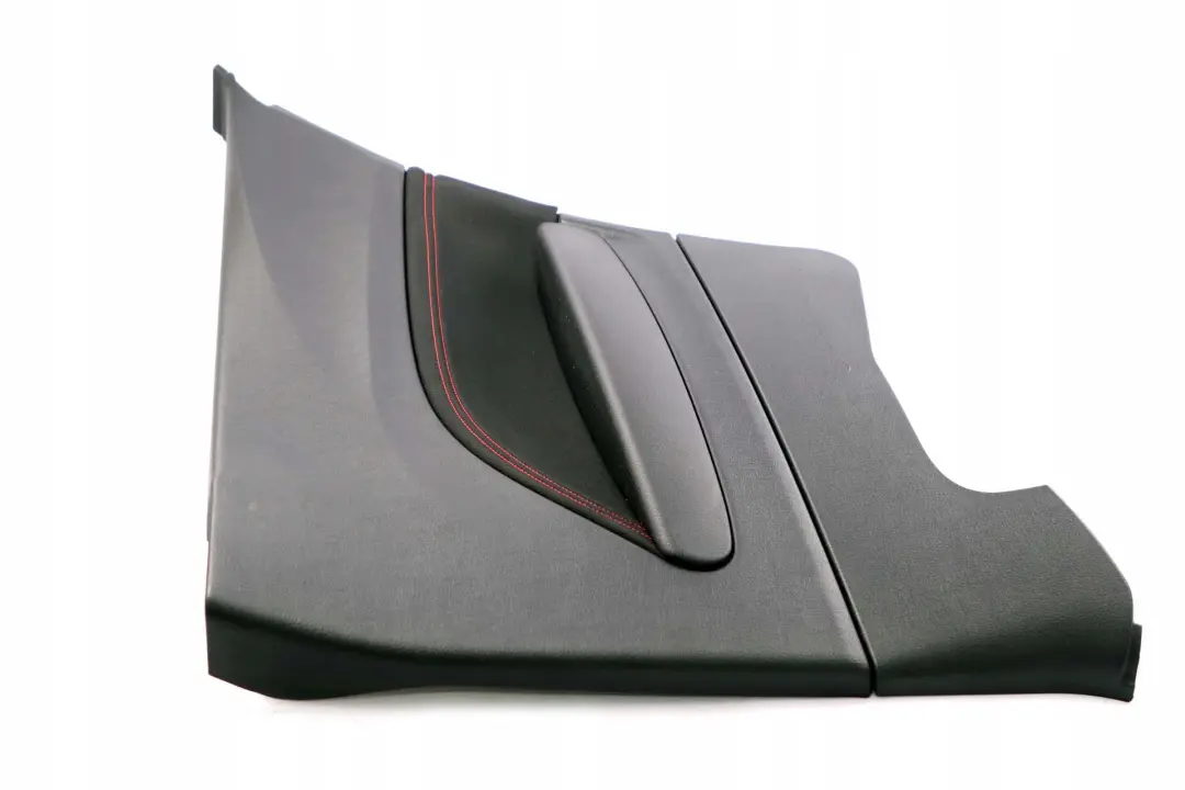 Pannello Porta Posteriore Destra Tessuto Antracite Accento Rosso per BMW F21 con numero di parte 7285400 BMW F21 Pannello Porta Posteriore Destra Tessuto Antracite Accento Rosso - SKU 7285400 - Numero di parte 7285400