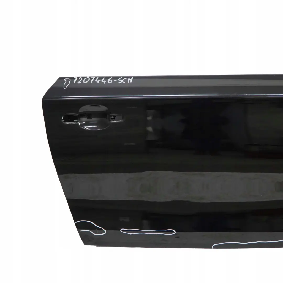 BMW 1 Series E81 E82 E88 Door Front Right O/S Schwarz 2 Jet Black - 668 - SKU 7207446-SCH - Part number 7207446