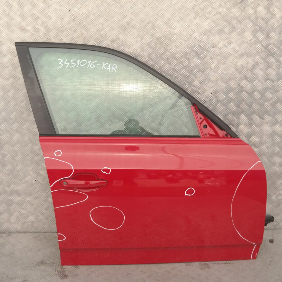 Passeggero Porta Anteriore Destra Rosso-Cremisi Rosso - A61 per BMW X3 E83 LCI con numero di parte 3451016 BMW X3 E83 LCI Passeggero Porta Anteriore Destra Rosso-Cremisi Rosso - A61 - SKU 3451016-KAR - Numero di parte 3451016