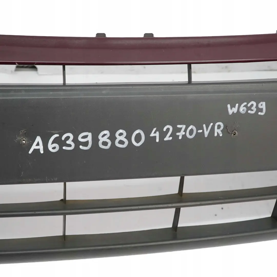  Mercedes-Benz Vito W639 Front Bumper Trim Panel Velvet Red - 3583 - SKU A6398804270-VR - Part number A6398804270