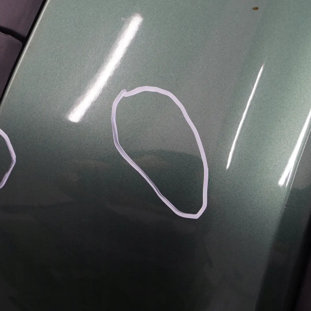 Bumper Trim Panel Meergruen Sea Green Metallic - 393 to BMW 3 E46 Saloon Rear with Part number 9071070 BMW 3 E46 Saloon Rear Bumper Trim Panel Meergruen Sea Green Metallic - 393 - SKU 9071070-MRG - Part number 9071070