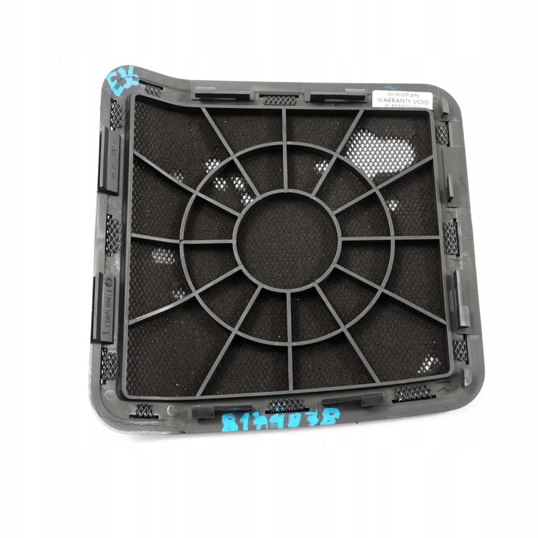 BMW 3 E36 Abdeckung Lautsprecher Hinten Rechts Hutablag Anthrazit - SKU 8174978 - Teilenummer 1960578