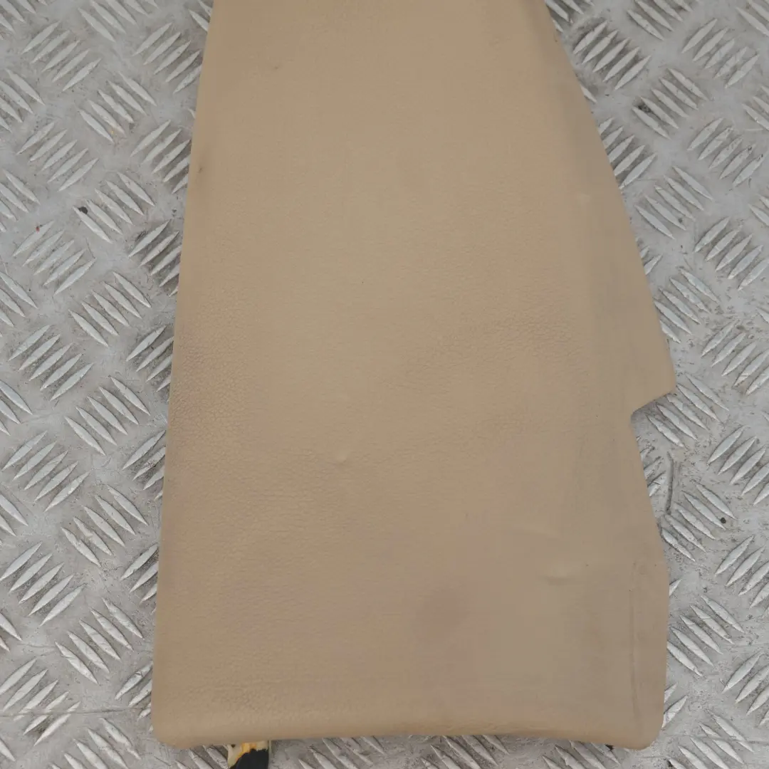 Side Finisher Corner Beige Leather Rear Seat Right O/S to BMW 5 SERIES E61 with Part number 7119128 BMW 5 SERIES E61 Side Finisher Corner Beige Leather Rear Seat Right O/S - SKU 7119128 - Part number 7119128