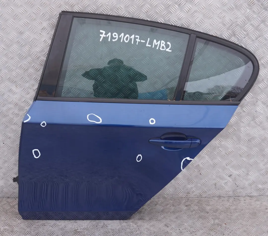 Tür Hinten Links Le Mans Blau Blue Metallic - 381 für BMW 1 er 2 E87 E87N mit Teilenummer 7191017 BMW 1 er 2 E87 E87N Tür Hinten Links Le Mans Blau Blue Metallic - 381 - SKU 7191017-LMB2 - Teilenummer 7191017