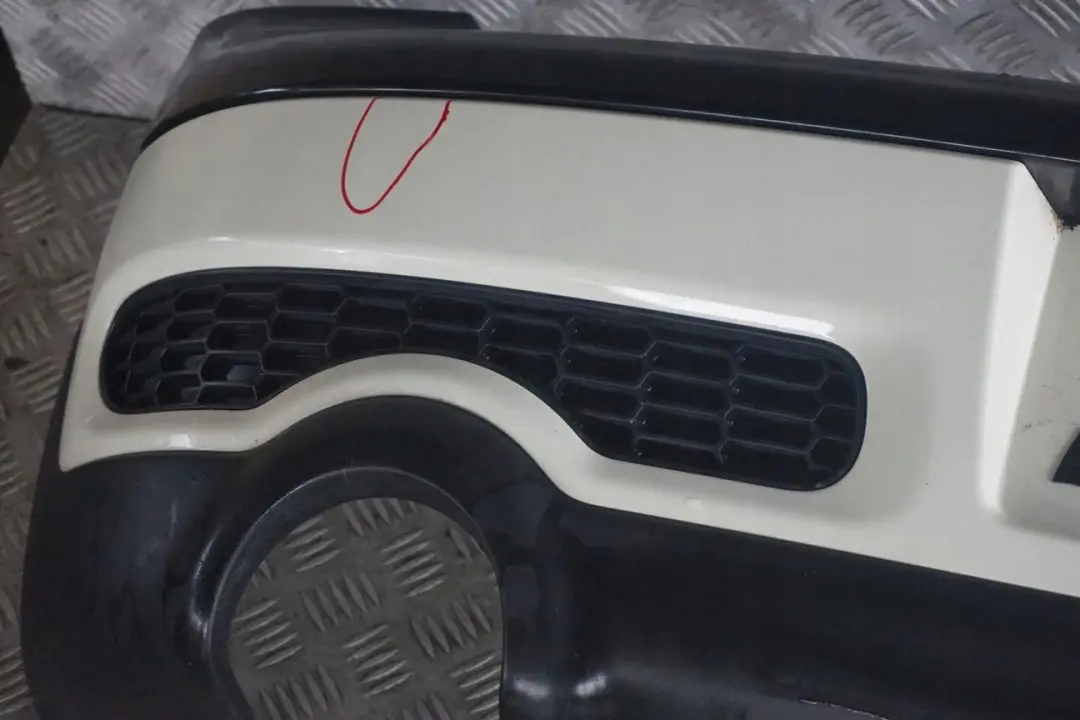 Mini Clubman R55 Cooper S Rear Bumper Trim Panel Pepper White - 850 - SKU 0442798-PW - Part number 0442794