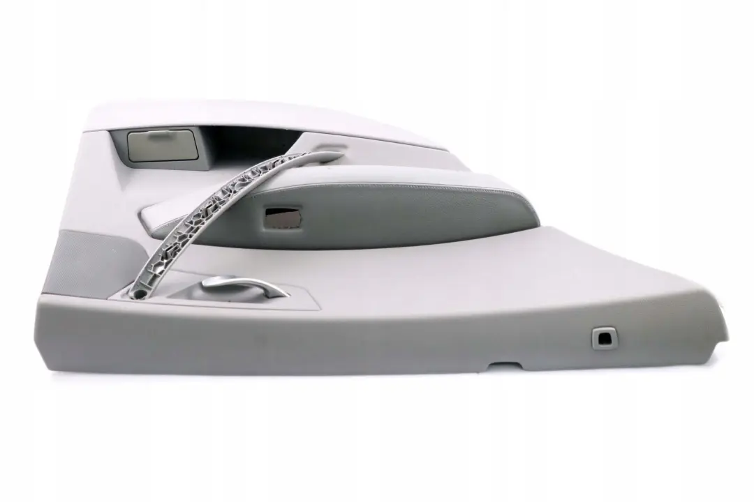 Left N/S Door Card Lining Leather Ambiente Grau Grey to BMW X3 Series E83 Rear with Part number 3415905 BMW X3 Series E83 Rear Left N/S Door Card Lining Leather Ambiente Grau Grey - SKU 3415905 - Part number 3415905