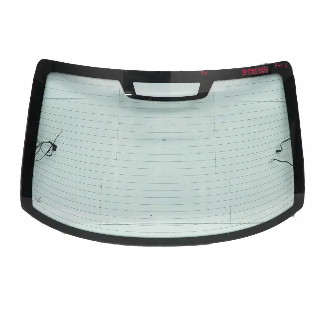BMW 3 Series E46 Saloon Rear Tailgate Boot Trunk Lid Window Glass AS2 - SKU 8196164 - Part number 8196164