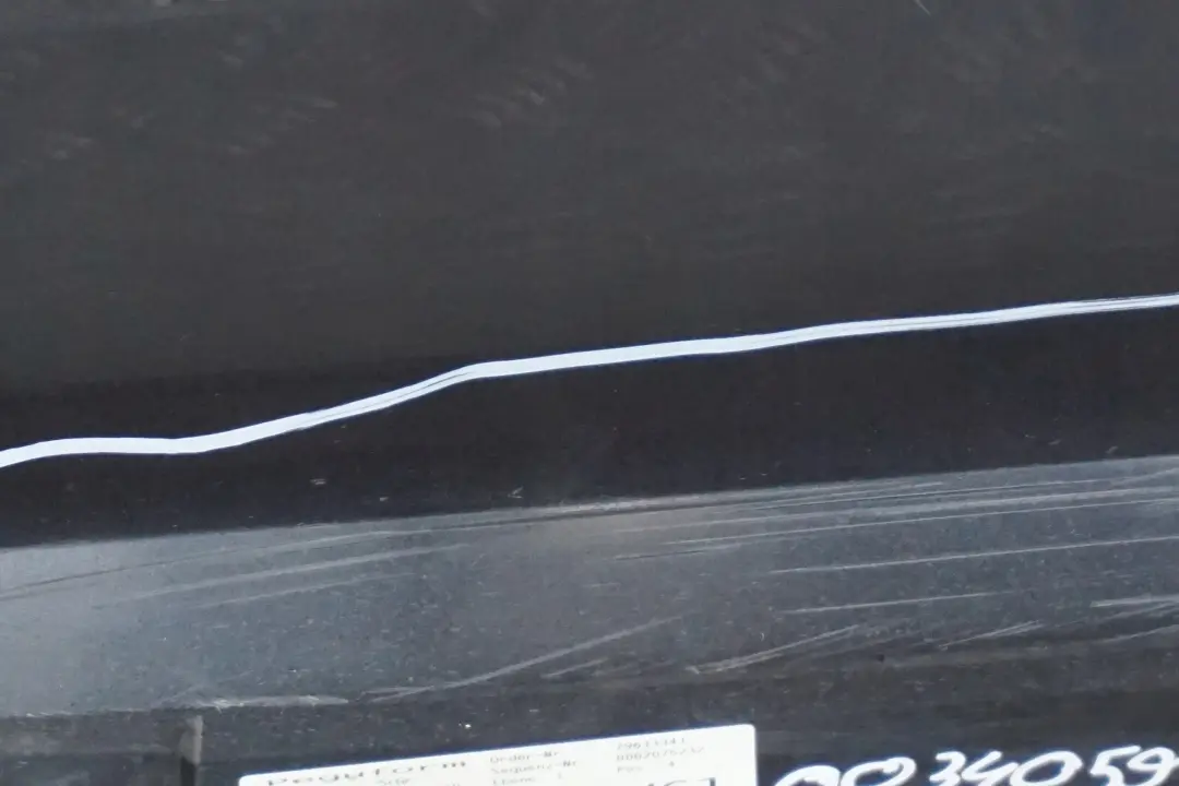 BMW 3 E92 E93 2 Gonna laterale Sill Strip sinistra Grafite scintillante - A22 - SKU 0034059-SG2 - Numero di parte 0034059