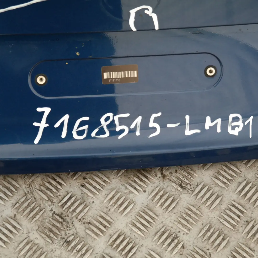 Coupé Tailgate Boot Lid Rear Lid Le Mans Blau Metallic - 381 to BMW 3 SERIES 1 E92 with Part number 41617168515 BMW 3 SERIES 1 E92 Coupé Tailgate Boot Lid Rear Lid Le Mans Blau Metallic - 381 - SKU 7168515-LMB1 - Part number 41617168515