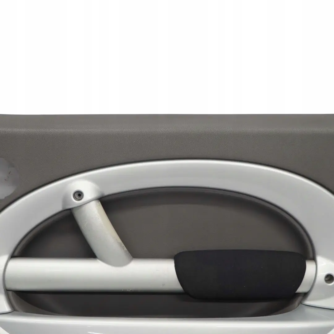 Pannello Porta Decorazione Anteriore Destro Grigio Argento Tessuto per Mini R50 con numero di parte 7070592 Mini R50 Pannello Porta Decorazione Anteriore Destro Grigio Argento Tessuto - SKU 7070592 - Numero di parte 7070592