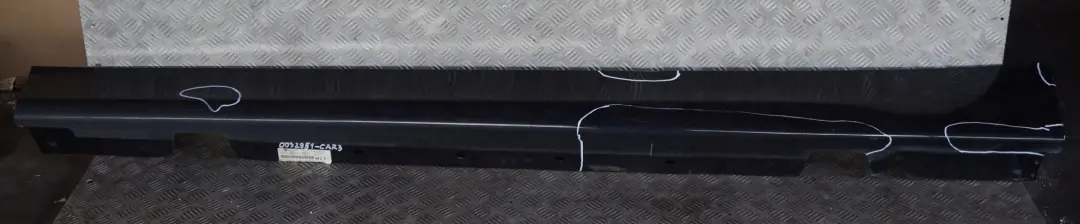 BMW E90 E91 Listello Portiera Apertura Gonna SX Nero Carbone Metallizzato - SKU 0032951-CAR3 - Numero di parte 0032951