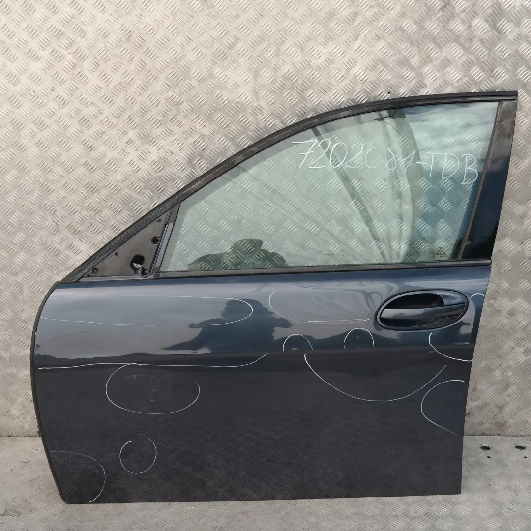 Puerta Delantera Izquierda Toledoblau Toledo Azul Blau Metalizado para BMW E65 E66 con número de pieza 7202081 BMW E65 E66 Puerta Delantera Izquierda Toledoblau Toledo Azul Blau Metalizado - SKU 7202081-TDB - Número de pieza 7202081