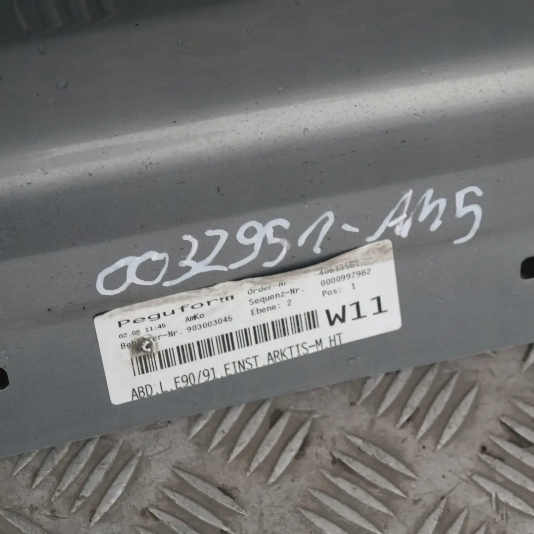 Sill strip side skirt left N/S Arktis Metallic - A34 to BMW 3 SERIES 5 E90 E91 with Part number 32951 BMW 3 SERIES 5 E90 E91 Sill strip side skirt left N/S Arktis Metallic - A34 - SKU 0032951-AM5 - Part number 32951