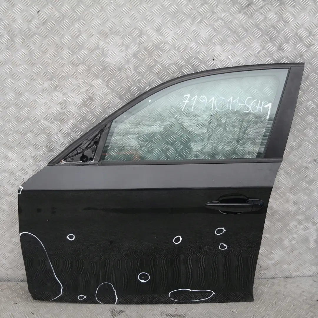 BMW 1 er E87 LCI Fahrerseite Tür vorne links Schwarz 2 - SKU 7191011-SCH1 - Teilenummer 7191011
