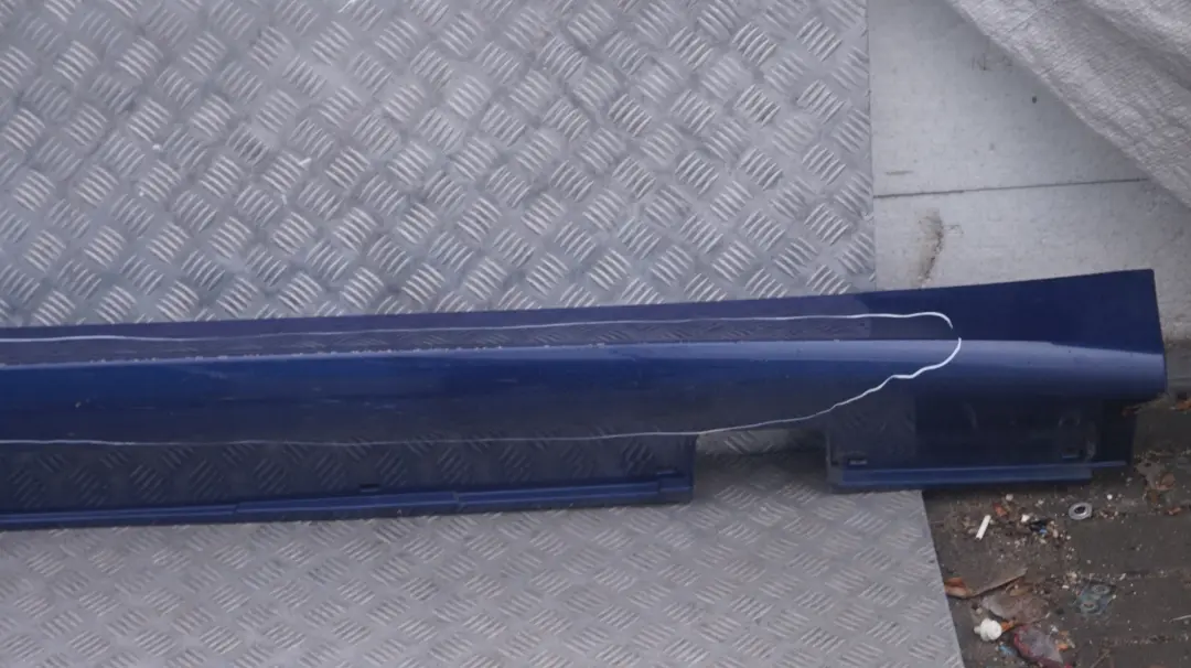 BMW 5 E60 E61 3 M5 M Sport Schwellerleiste Blende Schweller rechts Titansilber - SKU 0396900-INT - Teilenummer 396900