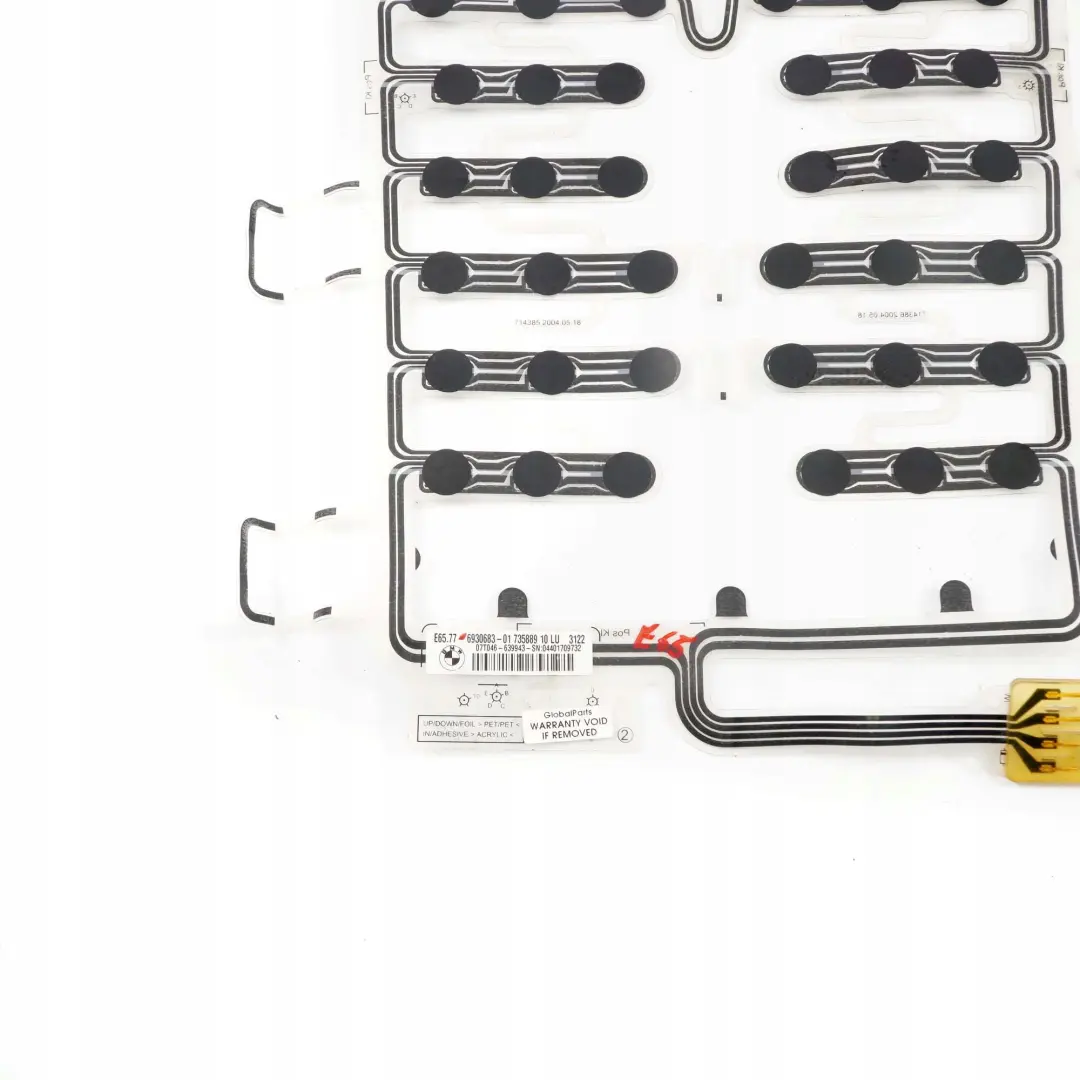 BMW E65 E66 E67 Mata zajętości fotela tył - SKU 6930683 - Numer Części 6930683
